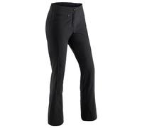 Maier Sports Marie, Pantalon de Ski Moulant pour Femme, Pantalon de Neige Softshell déperlant, Matière Stretch et Taille réglable, sans PFC, Technologie stormprotec, Noir, 19 (W30/L29)