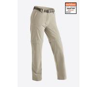 Maier Sports - Nata 2 Zip Off Pant - Pantalon randonnée convertible femme Brown Rice - EU 38 - Regular