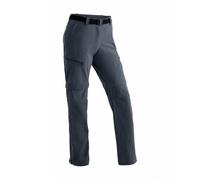Maier Sports - Nata - Pantalon randonnée convertible femme Graphite - EU 44 - Regular