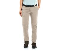 Maier Sports Pantalon d'extérieur pour Femme Zipp-Off Inara Slim XL Beige - Beige