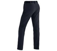 Maier Sports Pantalon de randonnée femme Inara Slim - Déperlant, coupe ajustée - Noir Short