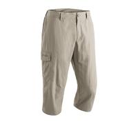 Maier Sports Pantalon Outdoor 3/4 Pantalon de randonnée Jens , Taille élastique, séchage Rapide et imperméable - Beige - 62