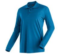 Maier Sports - Ulrich L/S - Polo - 4XL - imperial blue