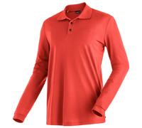 Maier Sports - Ulrich L/S - Polo - XXL - paprika flame