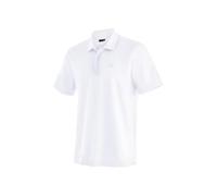 Maier Sports Ulrich, Polo Homme Polo piqué léger Fonctionnel pour la randonnée et Les Loisirs, Technologie dryprotec, Respirant, Puce NFC pour Un Recyclage Facile, Blanc, 6XL