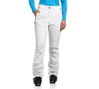 Maier Sports Vroni Slim Pantalon de Ski Femme, Blanc, 48