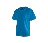 Maier Sports T-shirt homme Walter – col rond, dryprotec respirant, NFC – S bleu