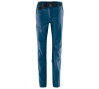 Maier Sports Lulaka, Pantalon de randonnée pour Femme, Pantalon Outdoor déperlant pour Le Trekking et la randonnée, sans PFC, MSTRETCH Pro 4 et Dryprotec, Fonction Rollup, Bleu, 38 (W30/L31)