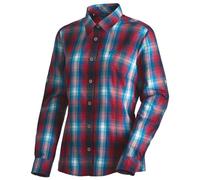 Maier Sports - Women's Nanni - Chemisier - 52 - salsa / blue aster / check