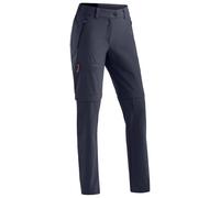 Maier Sports Pantalon de randonnée convertible Nata Zip Loop Femme imperméable sans PFC Night Sky