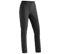 Maier Sports – Pantalon de randonnée convertible Nata Zip Loop – imperméable, sans PFC – Noir 50 Regular