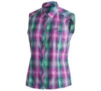 Maier Sports - Women's Paloma - Chemisier - 54 - lilac / berry / green / check