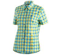 Maier Sports - Women's Philina - Chemisier - 56 - blue yellow check