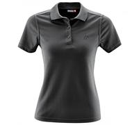 Maier Sports Ulrike, Polo piqué léger Fonctionnel pour Femme pour la randonnée et Les Loisirs, Technologie dryprotec, Respirant, Puce NFC pour Un Recyclage Facile, Noir, 36