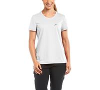 Maier Sports - Women's Waltraud - T-Shirt Technique Taille 50, Gris/Blanc