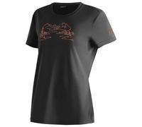 Maier Sports - Women's Wilma Print - T-shirt technique - 44 - black