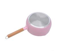 Maifan Maifan Pot à soupe anti-adhésif en pierre pour une préparation des repas sans effort et un versement pratique (rose, 20 cm)