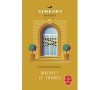 Maigret se trompe - Georges Simenon - Lgf - Poche - Roman