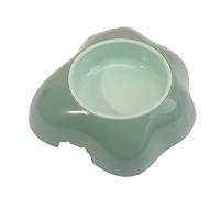 Maigridy Bol de base pour chien en forme de jaune d'œuf pour manger lentement l'eau pour chiots Gamelle de nourriture d'intérieur pour chien et bol d'eau Grand pour grand