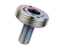 Maigridy Boulons de manivelle de vélo en alliage métallique de 8 x 15 mm - Vis de fixation pour pédalier à trou carré - Vis de fixation pour pédalier
