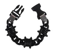 Maigridy Bracelet tendance avec texture mate en acrylique et fermoir pour un accessoire créatif et confortable en acrylique, taille unique, Comme décrit