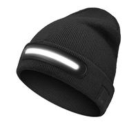 Maigridy Chapeaux unisexes avec lumière pour course à pied, cyclisme, éclairage LED, chapeau d'hiver pour femmes et hommes