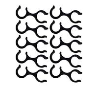 Maigridy Connecteurs à double pôle avec figures 8 pour bâtons de trekking assurant stabilité et commodité pour les randonneurs compacts Clip