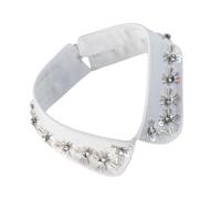 Maigridy Faux collier tendance avec perles scintillantes pour événement formel, réunion décontractée, bureau, revers pour femme pour un usage quotidien