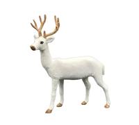 Maigridy Figurines de renne de Noël avec bois et pieds pailletés - Décoration de table - Décoration de table