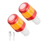 Maigridy Handleassociations Lampe de sécurité LED rechargeable haute luminosité Clignotants pour vélo Imprégnés permanents Bouchons d'extrémité de canne à pêche