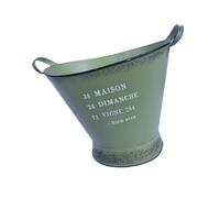 Maigridy Jardinière de jardin vintage en fer avec bords renforcés - Bassin en fer lourd pour patios, véranda, décoration vintage