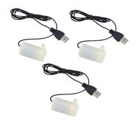 Maigridy Lot de 3 pompes USB pour fontaine à eau pour animaux domestiques - Moteur super silencieux