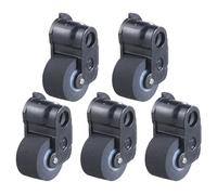 Maigridy Lot de 5 rouleaux pour enregistreurs à roues, roues, poulies de courroie, lecteur de ruban adhésif de 10 mm de diamètre