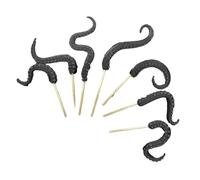 Maigridy Lot de 7 pieuvres fantaisie bleues en résine pour intérieur ou extérieur, jardin, monstres marins, tentacules