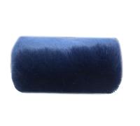 Maigridy Manchon en fausse fourrure pour adulte - Chaud - En peluche - Manchons élégants pour l'hiver, bleu marine, taille unique