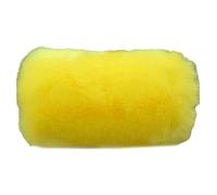 Maigridy Manchon en fausse fourrure pour adulte - Chaud - En peluche - Manchons élégants pour l'hiver, jaune, taille unique