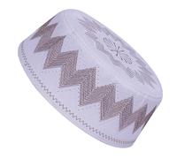 Maigridy Namaz Chapeau de prière pour homme musulman brodé Kippa traditionnel Kufi confortable, Couleur café., M
