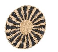 Maigridy Panier mural tissé décoratif en fibre naturelle avec suspension personnalisable pour le rangement du salon en rotin