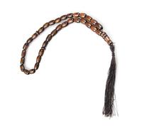 Maigridy Pendentif traditionnel 33 perles en bois de santal Misbaha avec des designs élégants pour le culte et l'utilisation du Tasbih, taille unique, Comme décrit