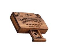 Maigridy Planche à spiritueux miniature en bois sculpté avec motifs de soleil complexes et tiroir d'amour émotionnel pour la décoration de la maison Petite babiole décorative en bois