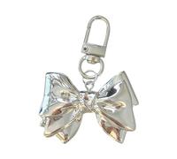 Maigridy Porte-clés nœud en métal - Décorations mignonnes - Porte-clés à suspendre pour sac à dos - Pendentif pour sac à main - Pour filles et femmes - Accessoire unique pour écouteurs, Boucle