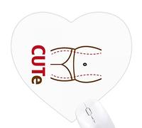 Maigrir Jeux de tapis de souris en forme de coeur