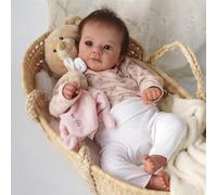 MAIHAO 19pouces 48cm Poupée bébé Reborn Fille Realiste Silicone Poupée Vrai Poupon on dirait Un Vrai bébé Baby Dolls Fille Ouvrez Les Yeux Enfant Toddlers Réincarnées Nouveau-né