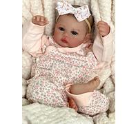 MAIHAO 20pouces 50cm bébé Reborn poupée Fille Silicone Dolls realiste Baby Vrai Poupon Garcon Yeux Ouvert Toddlers Enfant Bebe Reborn Poupee