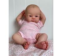 MAIHAO Poupée Reborn Fille Realiste bébés Poupon Reborn comme Un Vrai bébé Yeux Ouvrez Toddlers Baby Dolls Garçon 20 Pouces