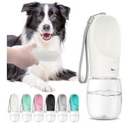 Maiiu Bouteille d'eau portable pour chien, bouteille d'eau de voyage pour chiens, bouteille anti-fuite pour animaux domestiques, bouteille d'eau de voyage pratique avec gamelle, accessoires pour chien