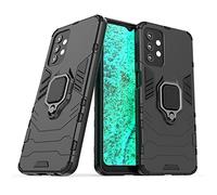 MAIJIN Compatible avec Samsung Galaxy A32 5G Coque, Anneau de Support Téléphone Voiture Magnétique Bague 360 Étui de Protection (Noir)