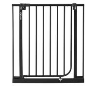 MAÏKA Barrière de sécurité bébé Enfant en métal | dès 6 Mois et jusqu'à 24 Mois | protège Tout Type d'ouverture | Fermeture Automatique | 2 Sens d'ouverture | Extension fournie Longueur Max 84,6 cm