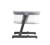 MAÏKA Berceau bébé Delta | matelas 2,5 cm | hauteur ajustable 5 niveaux | parois en maille filet transparente | design sobre | montage démontage facile et rapide | roulettes avant | déhoussable