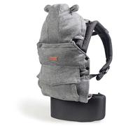 MAÏKA Porte-bébé cocooning | dès la naissance et jusqu'à 15 kg | position ventral et dorsal | bretelles rembourées | tissu épais et chaud avec capuche pour protéger bébé